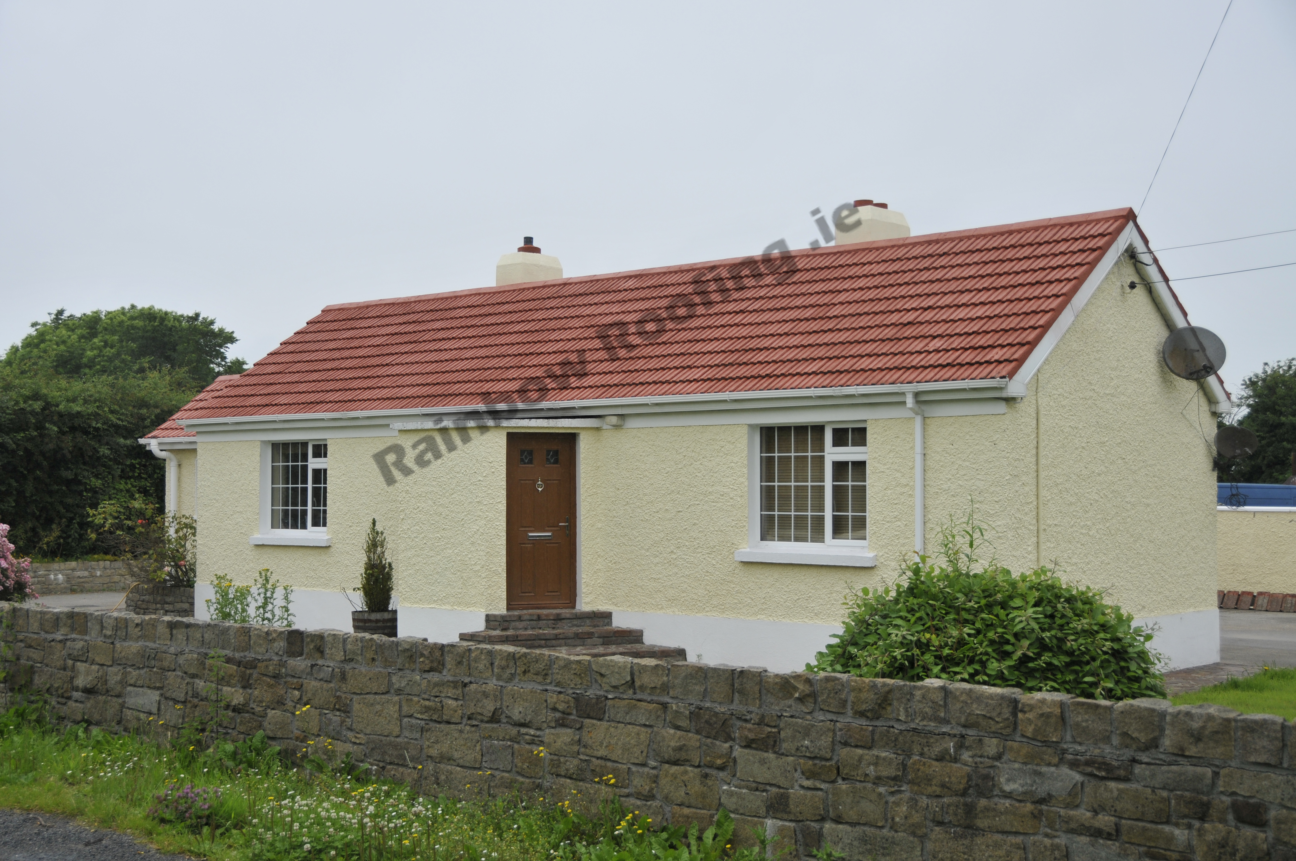 image of a newly painted house